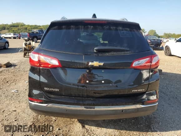 2019 Chevrolet Equinox Premier with VIN 3GNAXNEV9KL364027, listed as a Copart auction lot 80501335 with 64,115 mi miles and Salvage title. Bid and sale history available at DreamBid. Image 6.