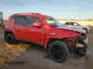 2017 Jeep Renegade Latitude with VIN ZACCJBBB1HPG63782, listed as a Copart auction lot 87166615 with 121,428 mi miles and Salvage title. Bid and sale history available at DreamBid. Image 4.