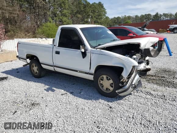 1997 Chevrolet Silverado 1500 with VIN 1GCEC14R9VZ196034, listed as a Copart auction lot 49669505 with 346,143 mi miles and Salvage title. Bid and sale history available at DreamBid. Image 4.