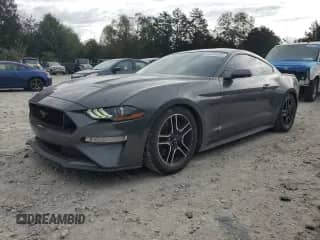 2019 Ford Mustang GT z VIN 1FA6P8CF5K5173173, wystawiony jako Copart lot #85355395 z przebiegiem 38 175 mil mil oraz Szkoda całkowita • Salvage title. Historia ofert i sprzedaży dostępna na DreamBid. Obrazek 1.