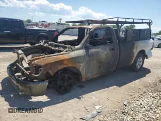 2018 Ram 1500 Tradesman with VIN 3C6JR6DT9JG234112, listed as a Copart auction lot 58000595 with Not provided miles and Non repairable. Bid and sale history available at DreamBid. Image 1.