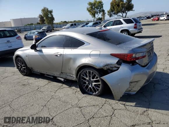 2015 Lexus RC 350 F Sport z VIN JTHHE5BC1F5010121, wystawiony jako Copart lot #54901405 z przebiegiem 112 425 mil mil oraz Szkoda całkowita • Salvage title. Historia ofert i sprzedaży dostępna na DreamBid. Obrazek 2.