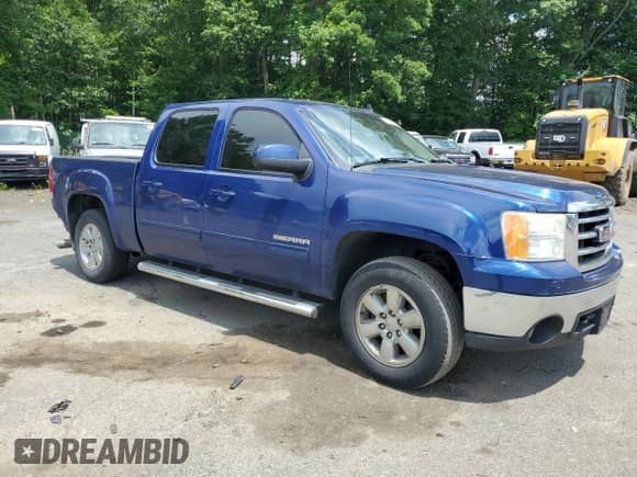 2013 GMC Sierra 1500 SLT with VIN 3GTP2WE77DG161822, listed as a Copart auction lot 63851855 with 169,146 mi miles and Salvage title. Bid and sale history available at DreamBid. Image 4.