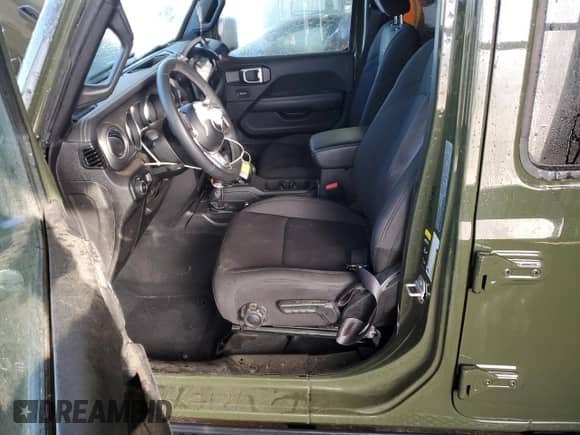 2023 Jeep Wrangler Sahara Altitude with VIN 1C4HJXEG7PW673485, listed as a Copart auction lot 41651795 with Not provided miles and Clean title. Bid and sale history available at DreamBid. Image 7.