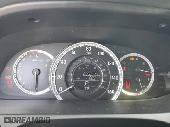 2017 Honda Accord EX-L with VIN 1HGCR3F80HA040927, listed as a Copart auction lot 66010005 with 59,259 mi miles and Salvage title. Bid and sale history available at DreamBid. Image 9.