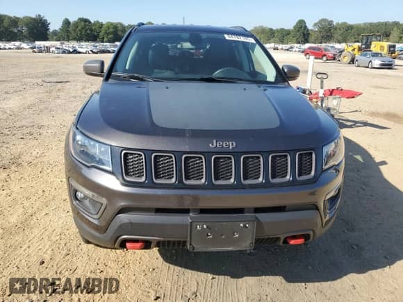 2019 Jeep Compass Trailhawk with VIN 3C4NJDDB2KT713400, listed as a Copart auction lot 84782185 with 63,337 mi miles and Salvage title. Bid and sale history available at DreamBid. Image 5.