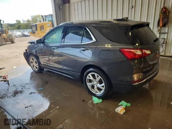 2018 Chevrolet Equinox Premier with VIN 3GNAXMEV3JS542562, listed as a Copart auction lot 80189265 with 133,584 mi miles and Salvage title. Bid and sale history available at DreamBid. Image 2.