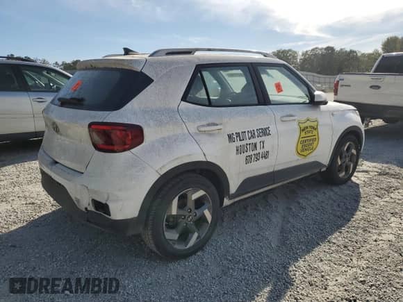 2021 Hyundai Venue SEL with VIN KMHRC8A36MU120465, listed as a Copart auction lot 89812905 with 345,011 mi miles and Clean title. Bid and sale history available at DreamBid. Image 3.