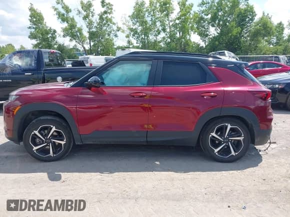 2023 Chevrolet TrailBlazer RS с VIN KL79MUSL1PB029156, выставлен на аукционе IAAI как лот 42850581 с пробегом 21 039 миль миль и . История ставок и продаж доступна на DreamBid. Изображение 14.