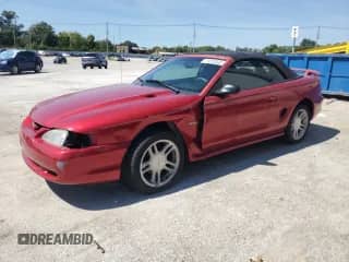 1996 Ford Mustang GT z VIN 1FALP45X9TF163338, wystawiony jako Copart lot #71815345 z przebiegiem 77 645 mil mil oraz Nie do naprawy • Non repairable. Historia ofert i sprzedaży dostępna na DreamBid. Obrazek 1.