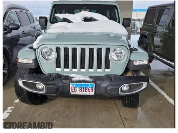 2023 Jeep Wrangler Sahara Altitude with VIN 1C4HJXEG5PW664087, listed as a Copart auction lot 83713904 with 37,000 mi miles and Clean title. Bid and sale history available at DreamBid. Image 3.
