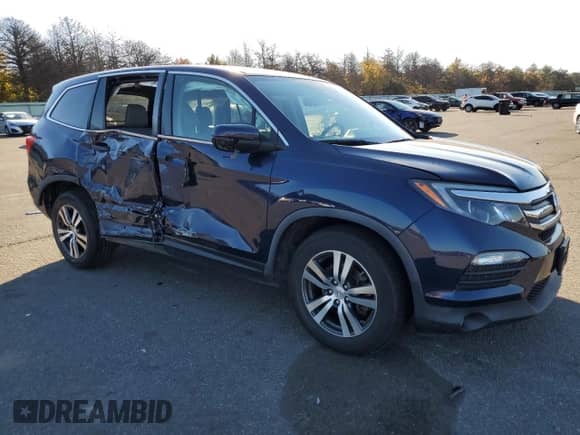 2018 Honda Pilot EX-L z VIN 5FNYF6H85JB000139, wystawiony jako Copart lot #76492744 z przebiegiem 96 986 mil mil oraz Nie do naprawy • Non repairable. Historia ofert i sprzedaży dostępna na DreamBid. Obrazek 4.