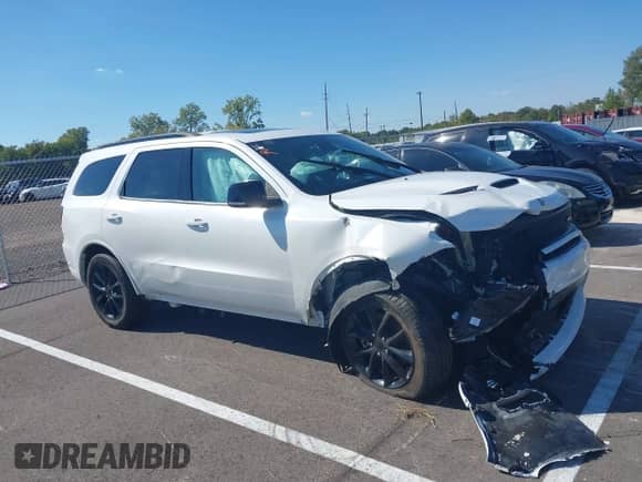 2018 Dodge Durango R/T with VIN 1C4SDHCT3JC143316, listed as a IAAI auction lot 43407311 with 96,669 mi miles and . Bid and sale history available at DreamBid. Image 13.