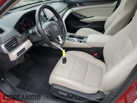 2021 Honda Accord Touring с VIN 1HGCV3F92MA022850, выставлен на аукционе Copart как лот 65475615 с пробегом 56 550 миль миль и Списание • Salvage title. История ставок и продаж доступна на DreamBid. Изображение 7.