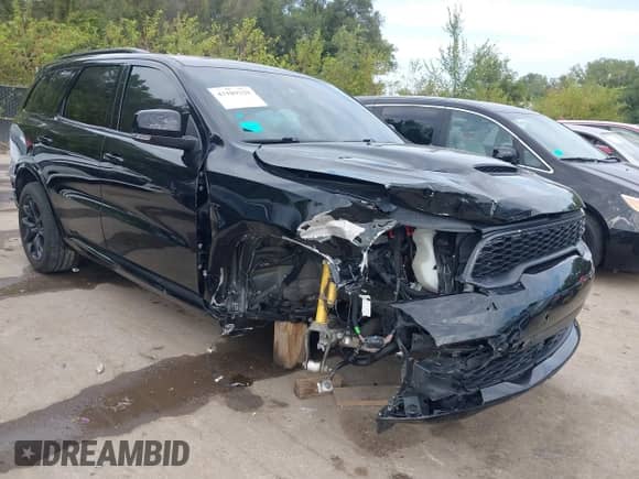 2023 Dodge Durango SRT 392 with VIN 1C4SDJGJ3PC696394, listed as a IAAI auction lot 43189329 with 16,108 mi miles and . Bid and sale history available at DreamBid. Image 1.