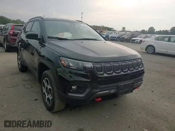 2022 Jeep Compass Trailhawk с VIN 3C4NJDDB4NT233475, выставлен на аукционе Copart как лот 66906345 с пробегом 27 895 миль миль и Списание • Salvage title. История ставок и продаж доступна на DreamBid. Изображение 14.