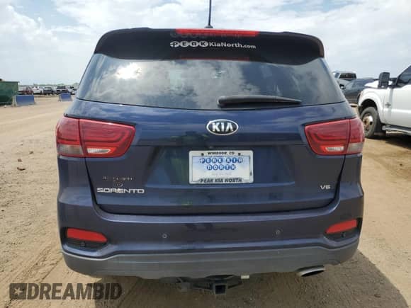 2020 Kia Sorento S с VIN 5XYPGDA5XLG692939, выставлен на аукционе Copart как лот 65585845 с пробегом 53 975 миль миль и Списание • Salvage title. История ставок и продаж доступна на DreamBid. Изображение 6.