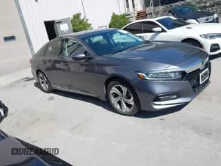 2020 Honda Accord EX-L with VIN 1HGCV1F52LA086855, listed as a IAAI auction lot 40285278 with 46,635 mi miles and . Bid and sale history available at DreamBid. Image 1.