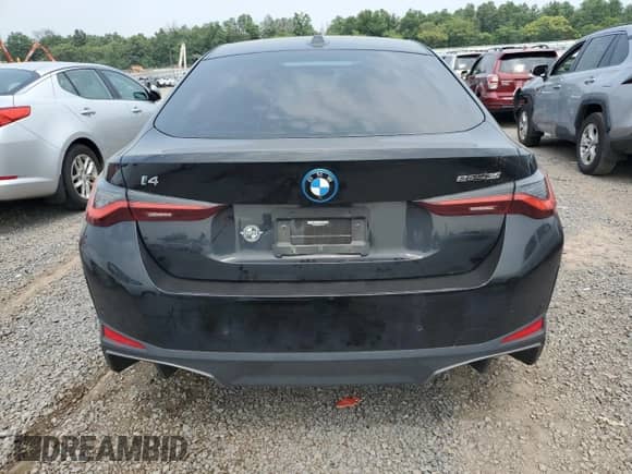 2023 BMW i4 eDrive35 with VIN WBY43AW0XPFP92914, listed as a Copart auction lot 66748865 with 32,088 mi miles and Salvage title. Bid and sale history available at DreamBid. Image 6.