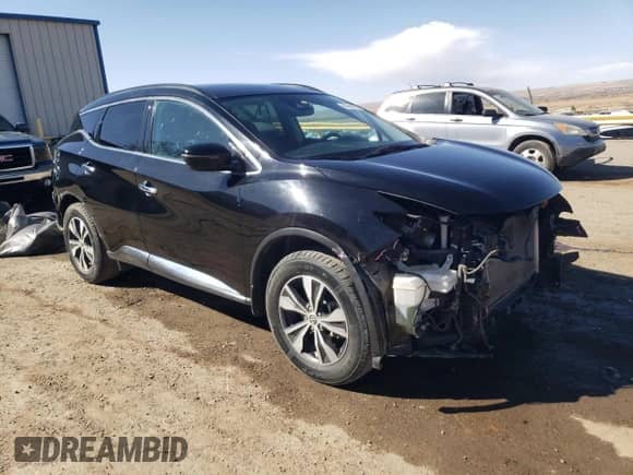 2020 Nissan Murano SV with VIN 5N1AZ2BJXLN160983, listed as a Copart auction lot 46444765 with 74,908 mi miles and Clean title. Bid and sale history available at DreamBid. Image 4.