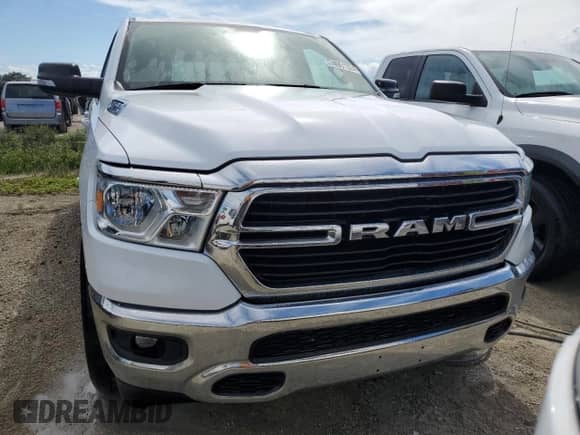 2021 Ram 1500 Big Horn with VIN 1C6RREFG5MN814952, listed as a Copart auction lot 74951324 with 32,970 mi miles and Non repairable. Bid and sale history available at DreamBid. Image 5.