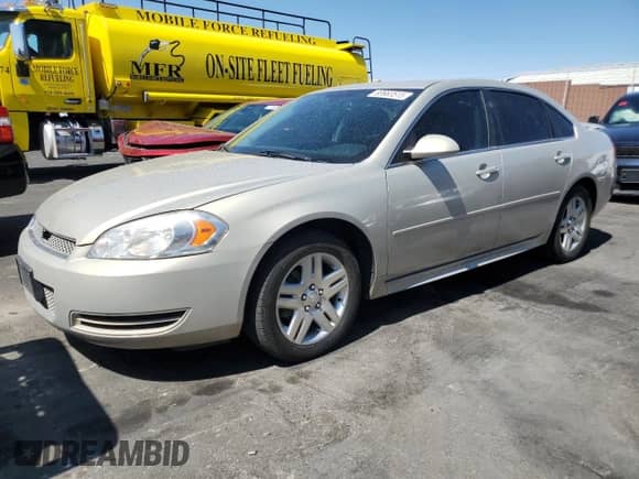 2012 Chevrolet Impala LT Fleet with VIN 2G1WG5E36C1161833, listed as a Copart auction lot 80663515 with 140,312 mi miles and Salvage title. Bid and sale history available at DreamBid. Image 1.