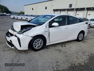 2020 Toyota Prius L Eco with VIN JTDKARFU2L3110135, listed as a Copart auction lot 67089455 with 91,965 mi miles and Clean title. Bid and sale history available at DreamBid. Image 1.