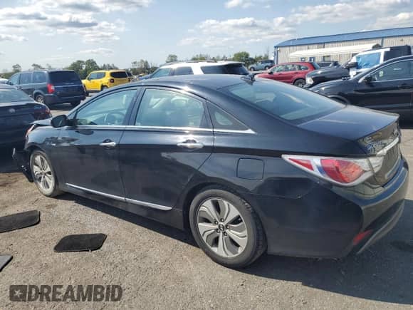 2014 Hyundai Sonata Limited with VIN KMHEC4A43EA111595, listed as a Copart auction lot 80031705 with 59,457 mi miles and Salvage title. Bid and sale history available at DreamBid. Image 2.