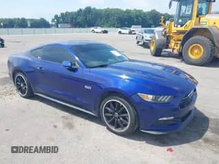 2015 Ford Mustang GT with VIN 1FA6P8CF5F5317343, listed as a IAAI auction lot 42646049 with 95,015 mi miles and . Bid and sale history available at DreamBid. Image 1.