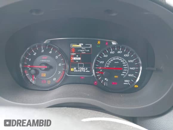 2018 Subaru WRX STI with VIN JF1VA2M63J9821335, listed as a IAAI auction lot 43018455 with 54,978 mi miles and . Bid and sale history available at DreamBid. Image 7.