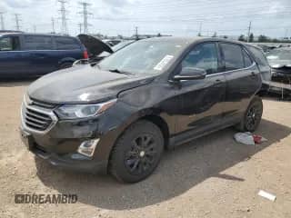 2018 Chevrolet Equinox LT with VIN 3GNAXSEVXJL405942, listed as a Copart auction lot 67852855 with 67,124 mi miles and Salvage title. Bid and sale history available at DreamBid. Image 1.