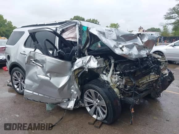 2018 Ford Explorer Limited z VIN 1FM5K8F81JGB67046, wystawiony jako IAAI lot #43290276 z przebiegiem Nie podano mil oraz . Historia ofert i sprzedaży dostępna na DreamBid. Obrazek 1.