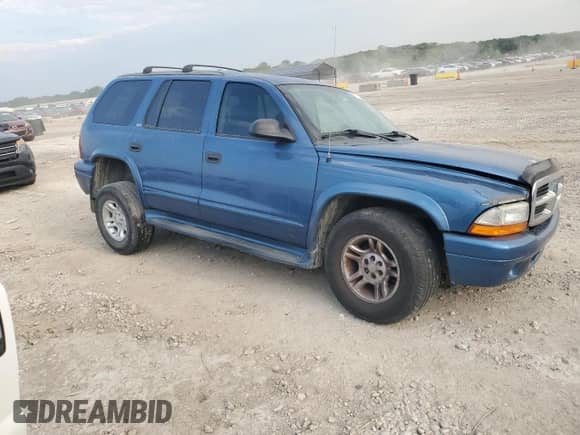 2002 Dodge Durango SLT with VIN 1B4HS48N92F135799, listed as a Copart auction lot 72179114 with 214,084 mi miles and Salvage title. Bid and sale history available at DreamBid. Image 4.