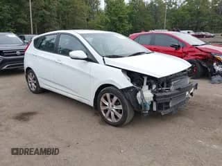 2013 Hyundai Accent SE with VIN KMHCU5AE9DU114128, listed as a IAAI auction lot 43328837 with 154,782 mi miles and . Bid and sale history available at DreamBid. Image 1.