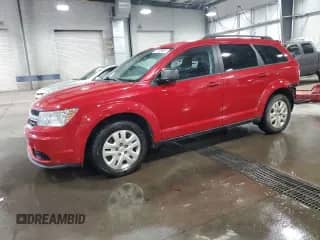 2016 Dodge Journey SE with VIN 3C4PDCAB3GT111076, listed as a Copart auction lot 71176695 with 76,046 mi miles and Salvage title. Bid and sale history available at DreamBid. Image 1.