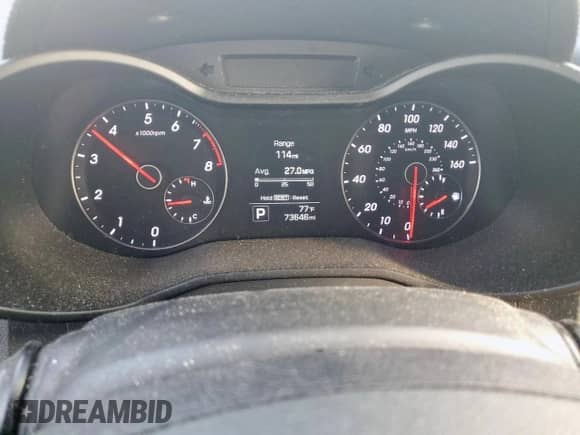 2017 Hyundai Veloster Turbo с VIN KMHTC6AE2HU309583, выставлен на аукционе Copart как лот 84240195 с пробегом 73 646 миль миль и Списание • Salvage title. История ставок и продаж доступна на DreamBid. Изображение 9.