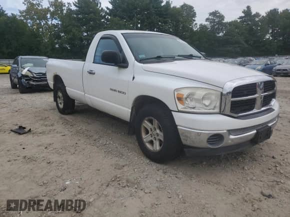 2007 Dodge 1500 SLT with VIN 1D7HA16N37J629254, listed as a Copart auction lot 80302945 with 242,770 mi miles and Clean title. Bid and sale history available at DreamBid. Image 4.