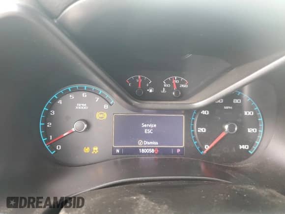 2020 Chevrolet Colorado 2WD LT with VIN 1GCGSCEN1L1112139, listed as a Copart auction lot 80374245 with 180,058 mi miles and Non repairable. Bid and sale history available at DreamBid. Image 9.