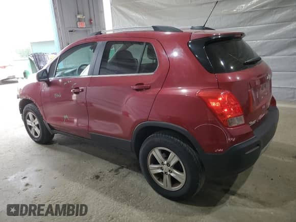 2015 Chevrolet Trax LT with VIN KL7CJRSBXFB189392, listed as a Copart auction lot 61057645 with 84,601 mi miles and Salvage title. Bid and sale history available at DreamBid. Image 2.