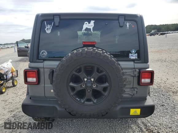 2022 Jeep Wrangler Willys Sport с VIN 1C4GJXAG3NW237912, выставлен на аукционе Copart как лот 75409904 с пробегом 6 463 миль миль и Списание • Salvage title. История ставок и продаж доступна на DreamBid. Изображение 6.