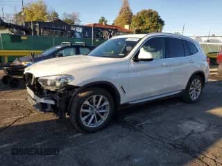 2019 BMW X3 xDrive30i with VIN 5UXTR9C57KLE11512, listed as a Copart auction lot 83959975 with 21,849 mi miles and Salvage title. Bid and sale history available at DreamBid. Image 1.