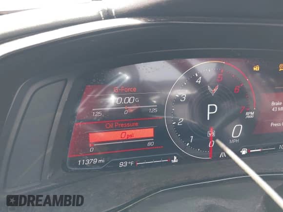 2024 Chevrolet Corvette 2LT with VIN 1G1YB2D40R5127359, listed as a IAAI auction lot 42982061 with 11,379 mi miles and . Bid and sale history available at DreamBid. Image 16.