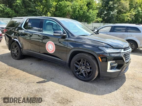 2023 Chevrolet Traverse LS with VIN 1GNERFKWXPJ310393, listed as a Copart auction lot 70665475 with 12,316 mi miles and Salvage title. Bid and sale history available at DreamBid. Image 4.