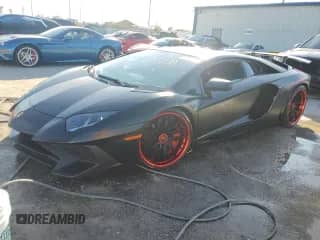 2017 Lamborghini Aventador with VIN ZHWUF3ZD5HLA05447, listed as a Copart auction lot 74847604 with Not provided miles and Non repairable. Bid and sale history available at DreamBid. Image 1.