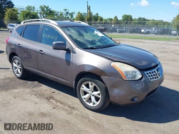 2009 Nissan Rogue S with VIN JN8AS58V49W178861, listed as a IAAI auction lot 43085418 with 222,524 mi miles and . Bid and sale history available at DreamBid. Image 1.