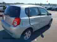 2009 Chevrolet Aveo 1LT with VIN KL1TD66E09B338918, listed as a IAAI auction lot 43305702 with 176,476 mi miles and . Bid and sale history available at DreamBid. Image 4.