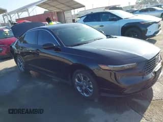 2024 Honda Accord EX-L with VIN 1HGCY2F63RA061610, listed as a IAAI auction lot 43013205 with 41,571 mi miles and . Bid and sale history available at DreamBid. Image 1.