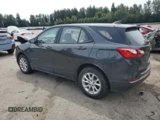 2018 Chevrolet Equinox LS z VIN 3GNAXREV6JS512615, wystawiony jako Copart lot #61077585 z przebiegiem 54 586 mil mil oraz Szkoda całkowita • Salvage title. Historia ofert i sprzedaży dostępna na DreamBid. Obrazek 2.