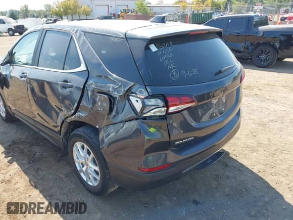 2022 Chevrolet Equinox LT with VIN 3GNAXKEV2NS212227, listed as a IAAI auction lot 43191605 with 52,287 mi miles and . Bid and sale history available at DreamBid. Image 6.