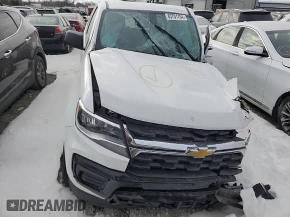2022 Chevrolet Colorado 4WD Work Truck z VIN 1GCHTBEA1N1188195, wystawiony jako Copart lot #83701704 z przebiegiem Nie podano mil oraz Szkoda całkowita • Salvage title. Historia ofert i sprzedaży dostępna na DreamBid. Obrazek 5.